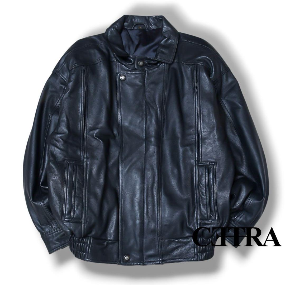 A-2 ショート丈 フライト レザージャケット ブルゾン ライダース 本革 羊 セール】オーバーサイズPUレザー A-2型中綿フライトブルゾン