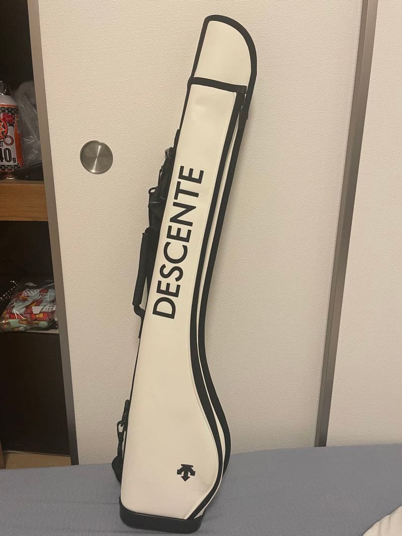 DESCENTE ゴルフバッグ ホワイト DESCENTE GOLF デサントゴルフ キャディバッグ レディース 軽量中わた