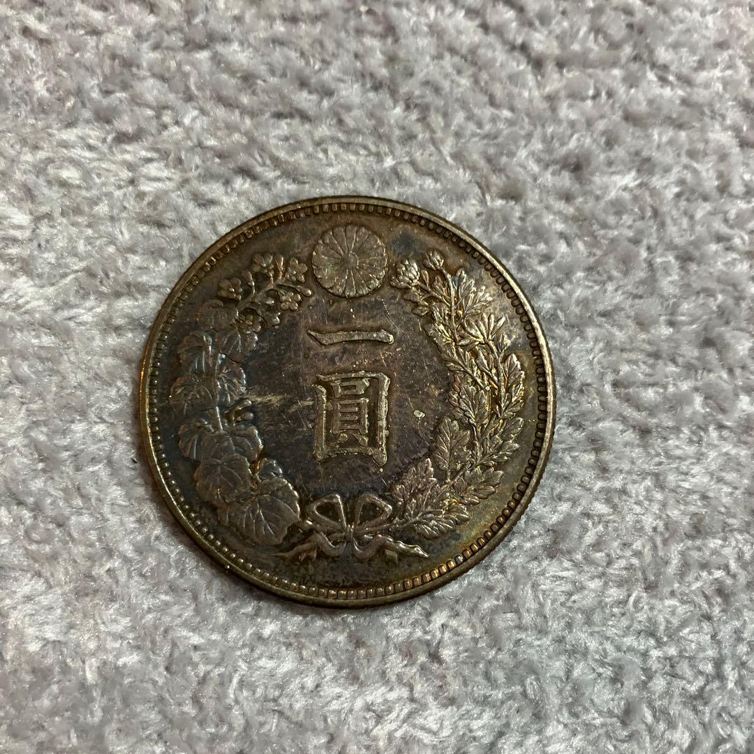明治19年　一圓硬貨 新1円銀貨(大型) 明治19年銘(1886年) 近代貨幣シリーズ/1圓/前期 美品
