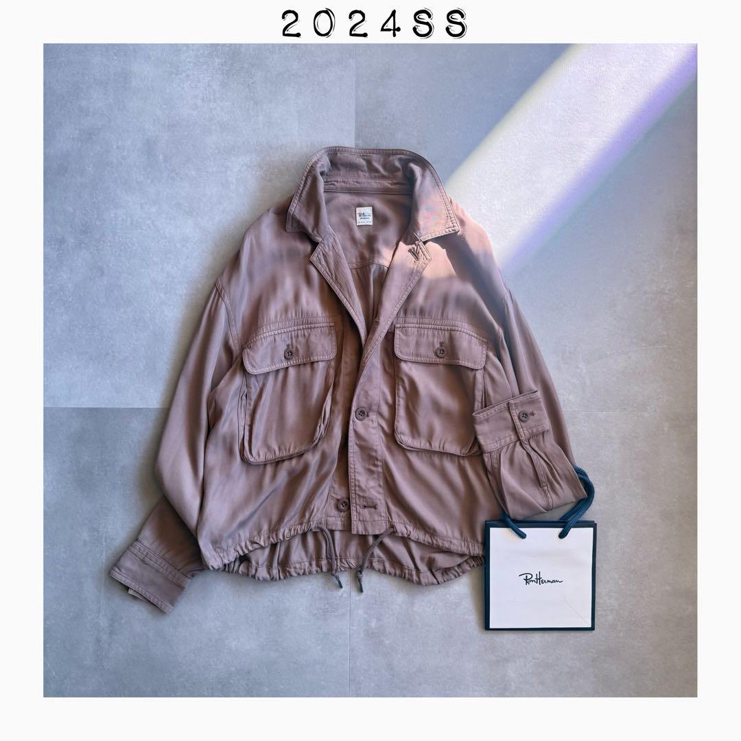 【SALE中✨】RonHerman ミリタリーショートシャツジャケット Chico】袖取り外しショート丈ミリタリーシャツジャケット | OUTLET