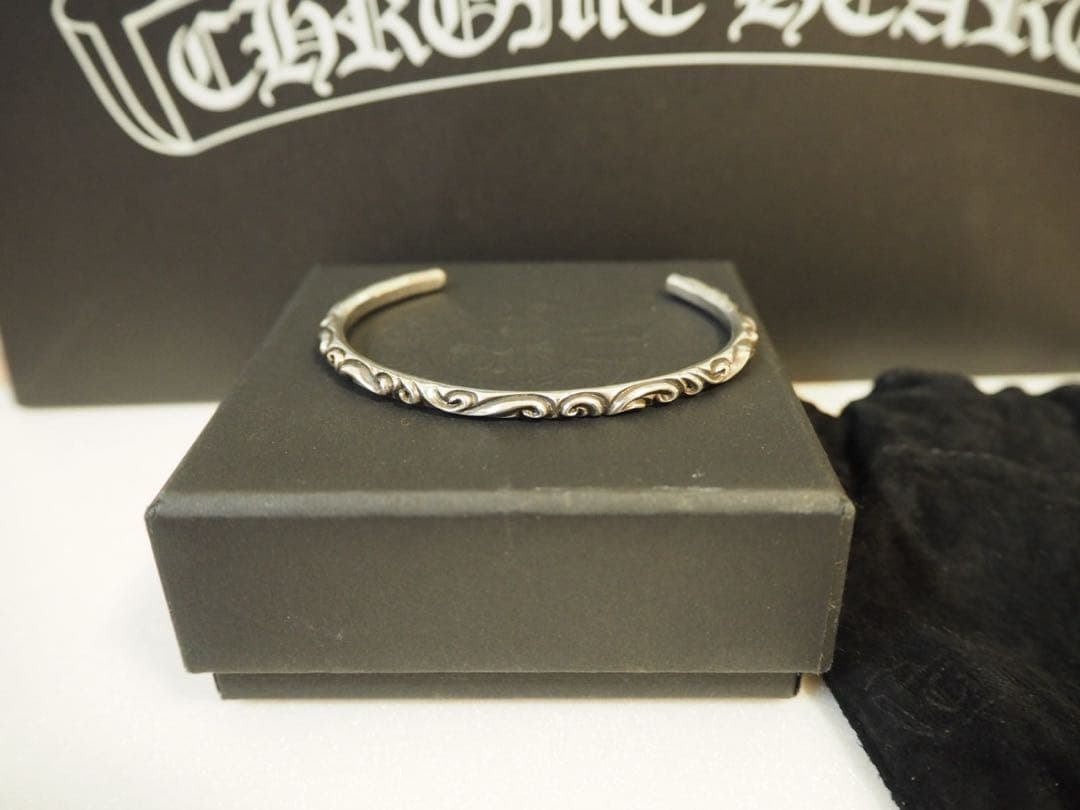 Chrome Hearts クロムハーツ スクロールバンド　バングル シルバー CHROME HEARTS（クロムハーツ） BANGLE SCROLL スクロールバンド