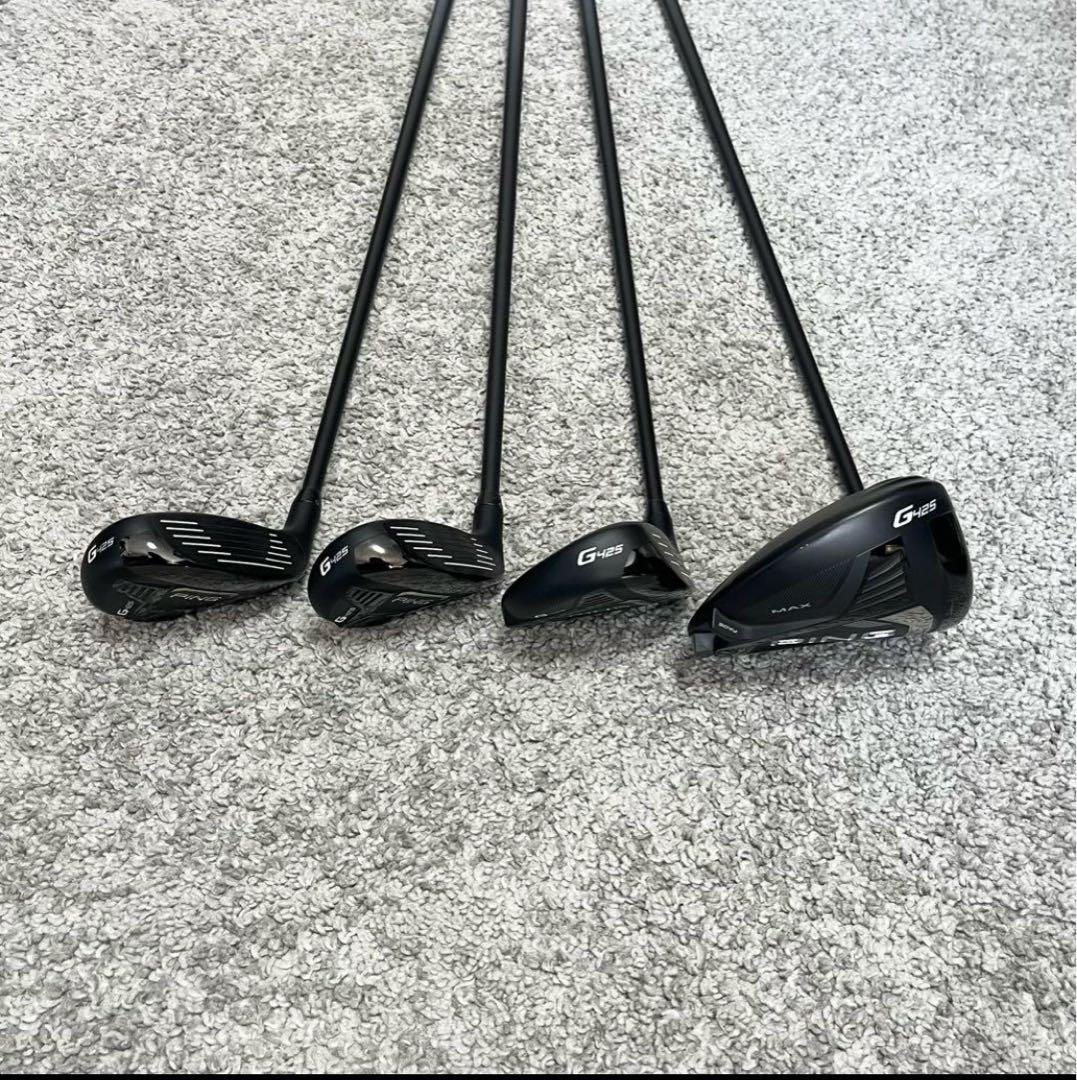 PING G425 ドライバー ユーティリティ 4本セット G425 MAX ドライバー Tour AD DI-5／6／7／8(ドライバー（単品）)|G425