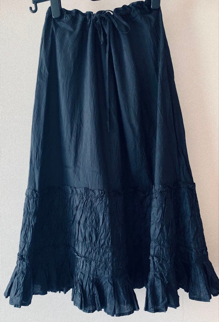 Dosa ドーサ ブラック シルク スカート サイズ 1 dosa（ドーサ）」のバスケットとシルクスカートで軽やかに | 暮らしと