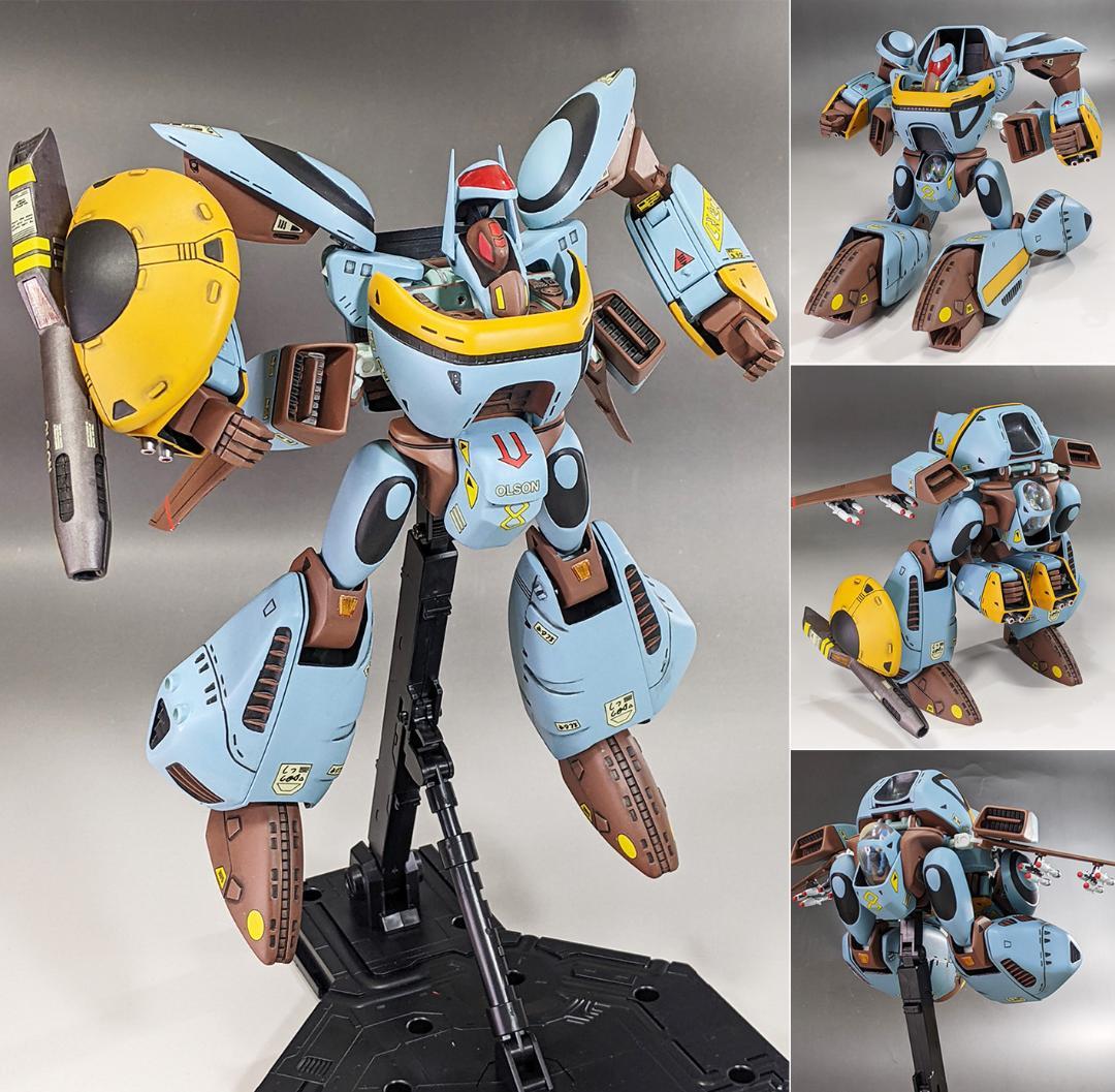 プラモデル　1/40 可変オルソン・スペシャル（超時空世紀オーガス）組立塗装済