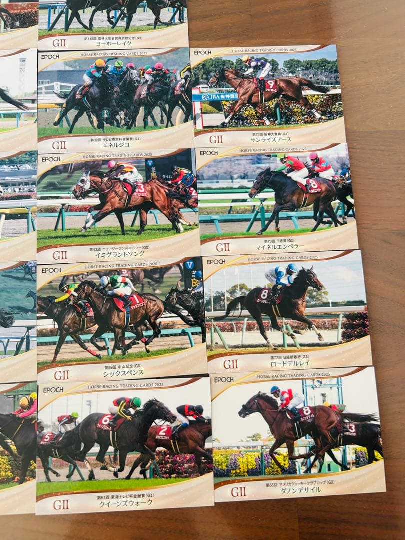 EPOCH ホースレーシング トレーディングカード 2025 GⅡ - メルカリ