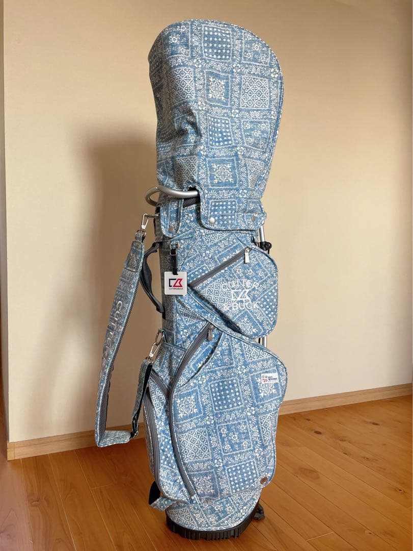 ［希少！値下げ！］CUTTER&BUCK ゴルフバッグ レインスプーナー コラボ 小山ゴルフバック製作所】K& ゴルフバッグ CB-02-T(F) | 藤巻百貨店