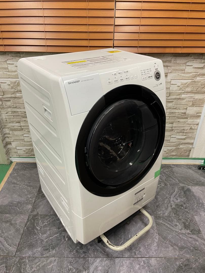 シャープ SHARP ドラム式洗濯機 ES-S7F-WL - メルカリ