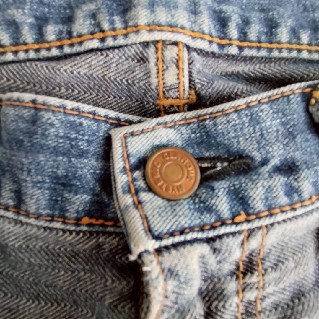 90s 初期 ヒステリックグラマー ツギハギデニム ウミヘビ S フレア y2k