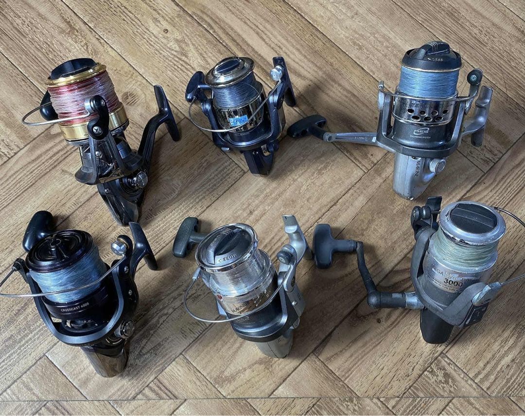 スピニングリール 6個セットいろいろまとめ 6台 DAIWA（ダイワ） 20 レブロス LT 6000D-H リール スピニングリール