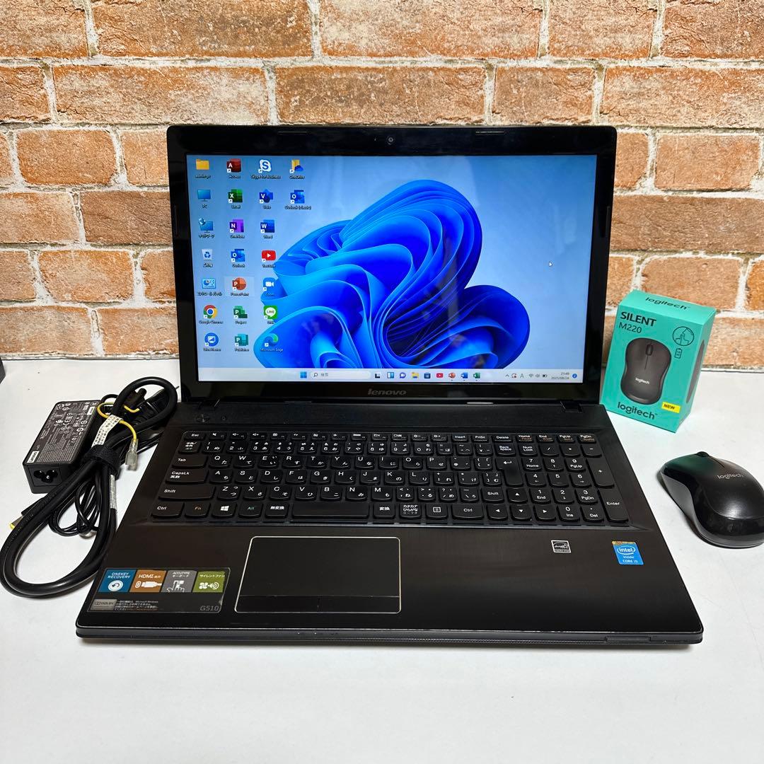 美品　レノボノートパソコン SSD Corei5メモリ8GB オフィス2024年 lenovo_83hr000bjp