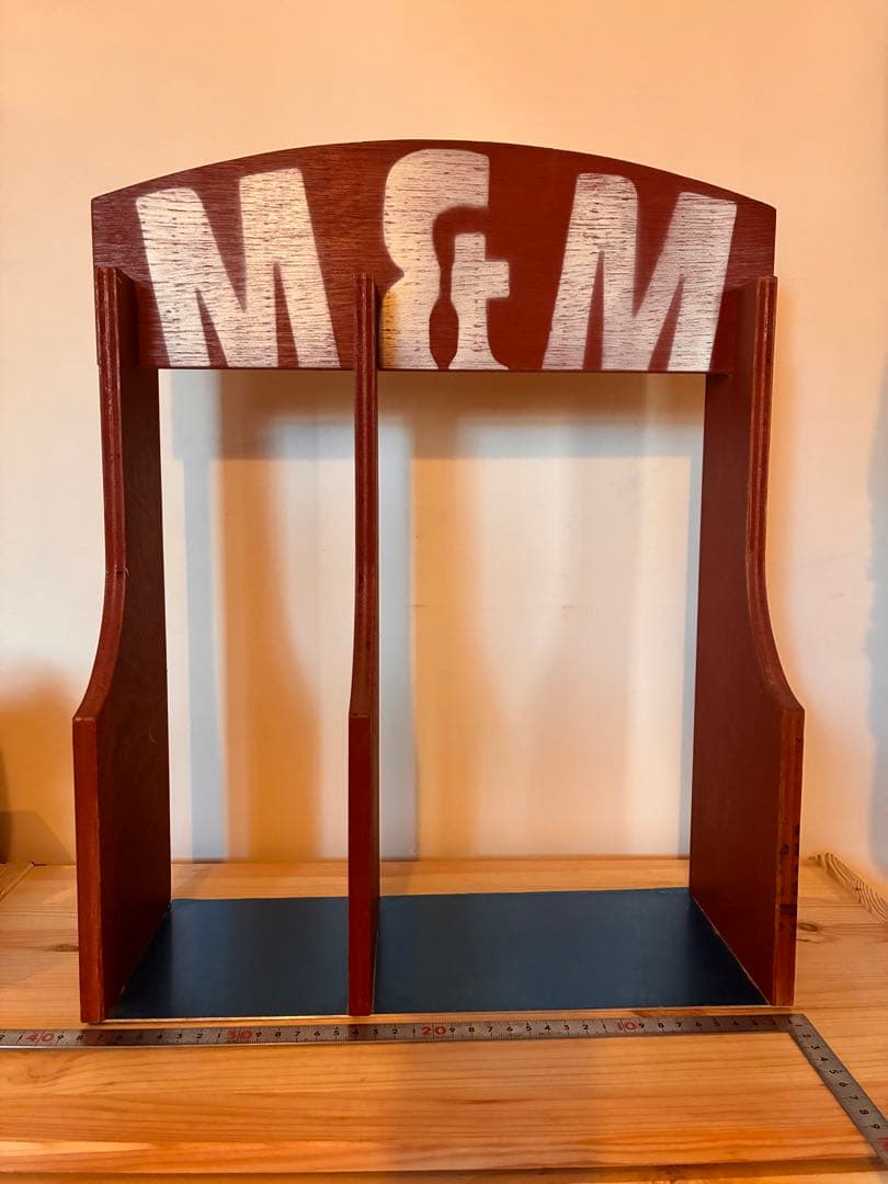 M&M カスタムパフォーマンス 木製収納ラック　エムアンドエム　本立て ラック 39幅 ラック リビング キッチン ダイニング デスク用 収納