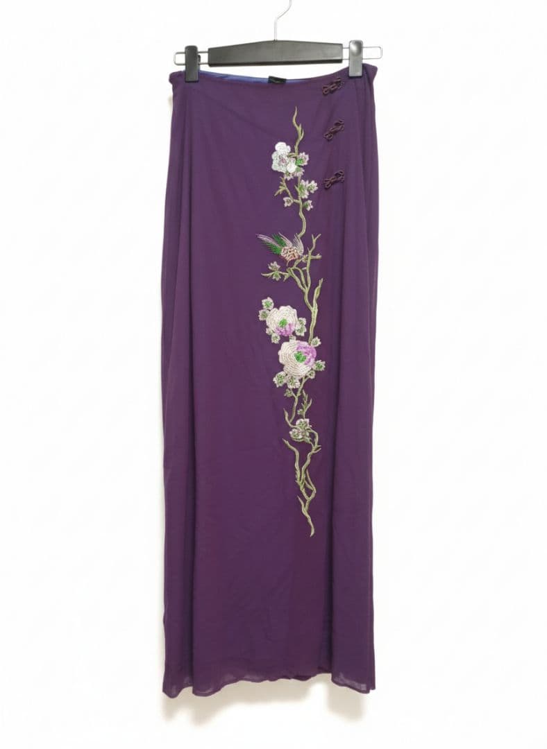 VIVIENNE TAM ロングスカート VIVIENNE TAM WLC ワッシャープリーツロングスカート 38 11175321