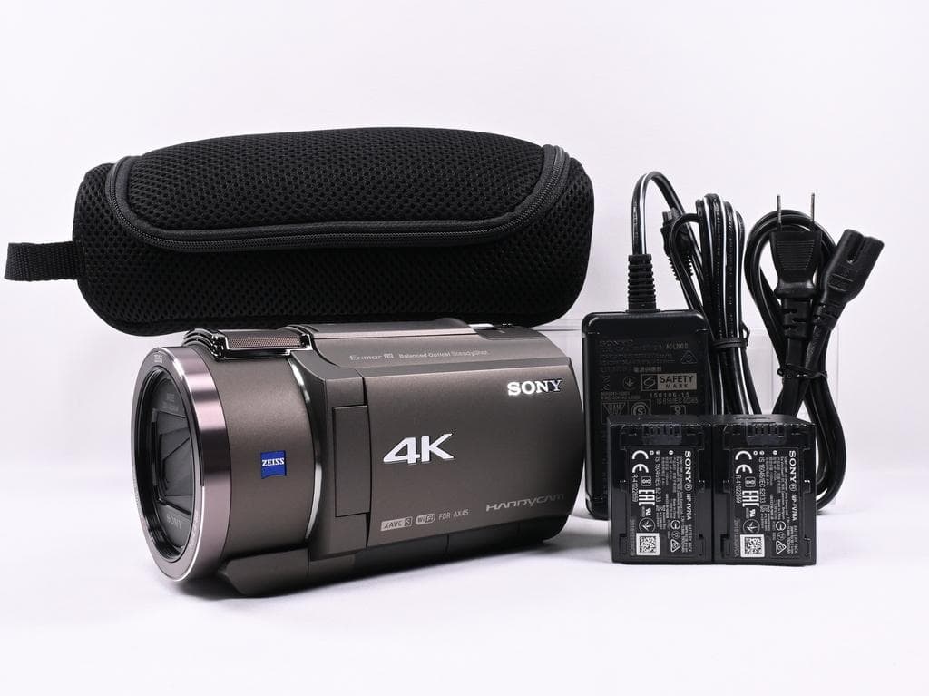 【超美品】 ソニー　SONY FDR-AX45 デジタル4Kビデオカメラ Amazon | SONY(ソニー) 4K ビデオカメラ Handycam FDR-AX45(2018年