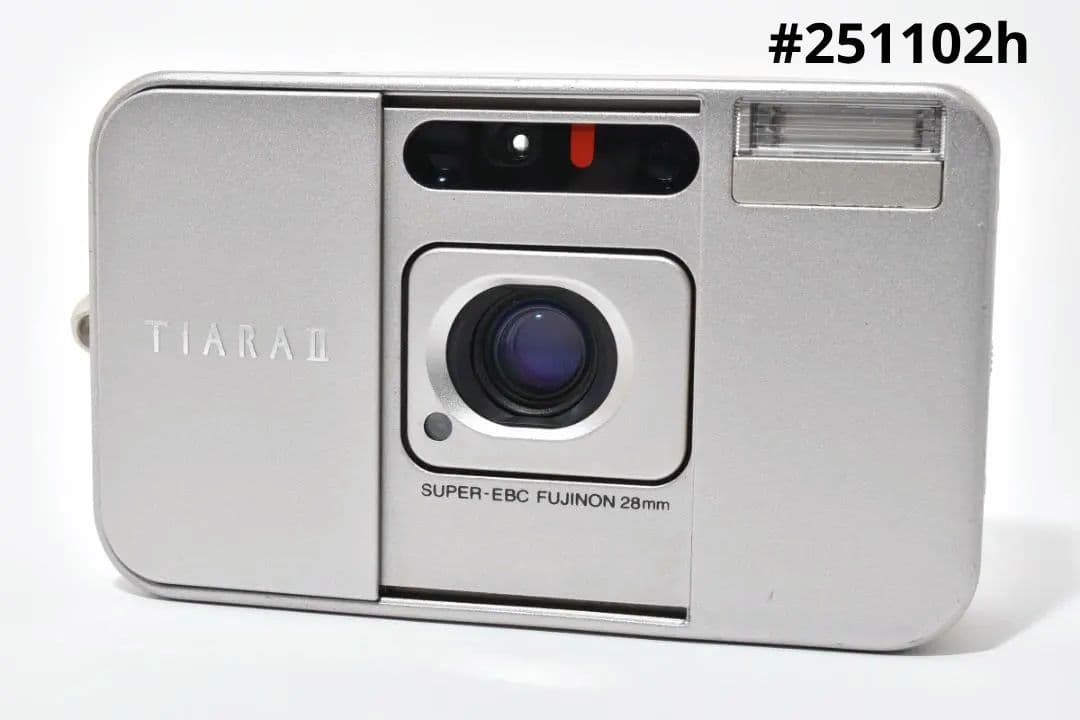 フジフィルム　TIARA II コンパクトフィルムカメラ コンパクトでオシャレなフィルムカメラ「FUJIFILM TIARA Ⅱ」【作例付き】