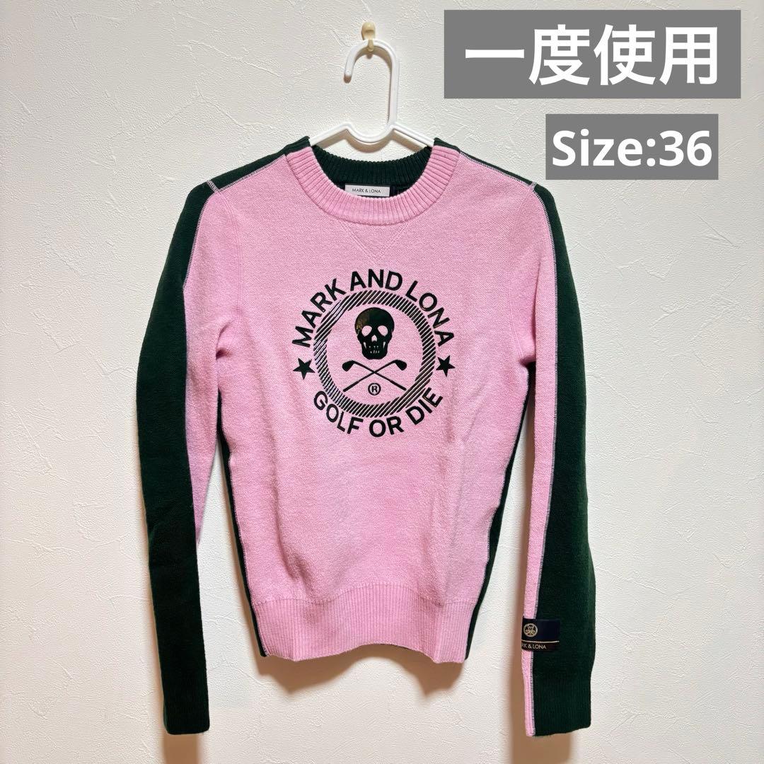 『美品』MARK & LONA ゴルフセーター ピンク&深緑 楽天市場】セーター（ブランドマーク&ロナ）（レディースウェア
