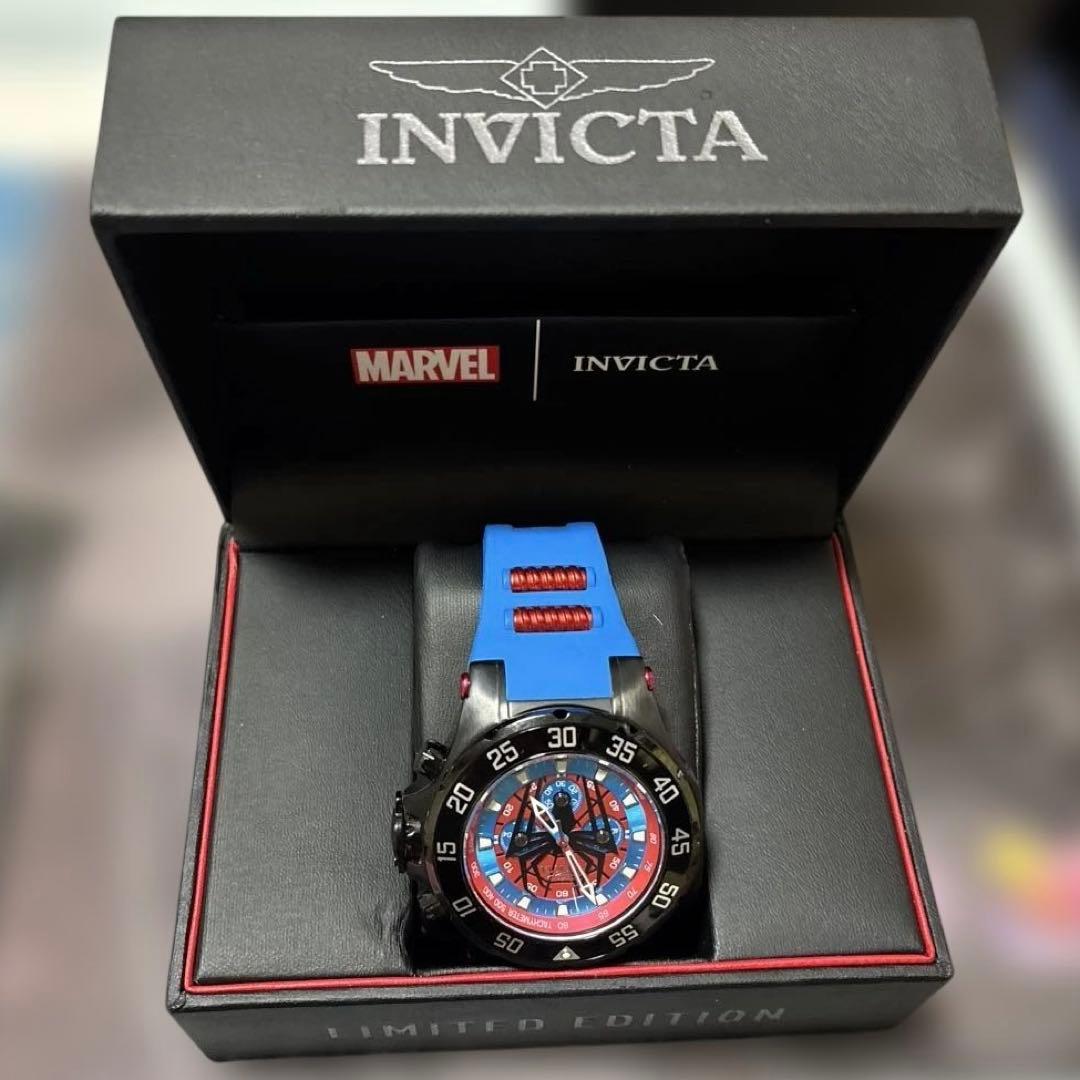 INVICTA MARVEL スパイダーマン 腕時計 Invicta Marvel Quartz 53mm 35164 Spiderman Limited Edition 3000pcs