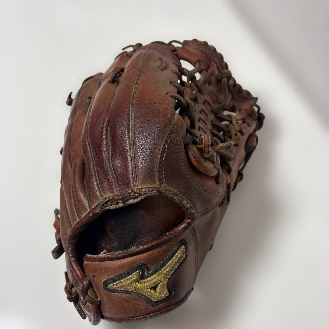 ミズノプロ 硬式グローブ 外野手用 オレンジ Mizuno Pro 硬式グローブ オレンジ外野用ビッグM