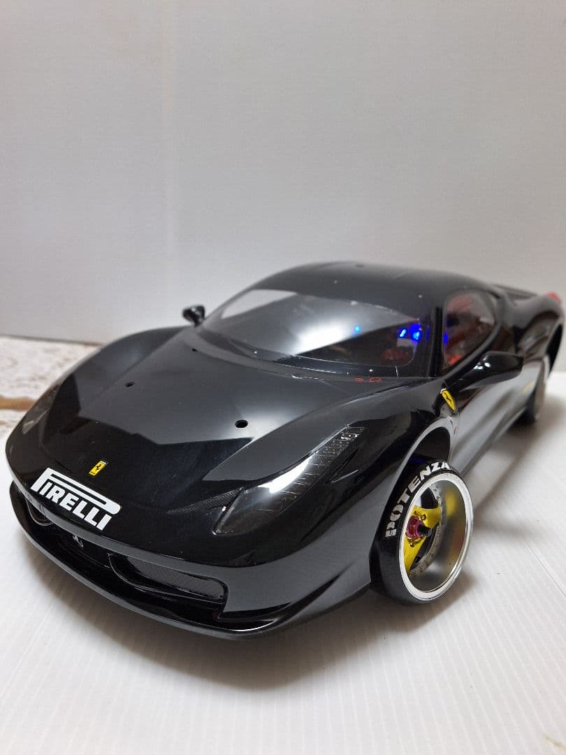 10分の1ラジコンボディ、フェラーリ タミヤ 1/10RC フェラーリ 458 チャレンジ 軽量ボディパーツセット