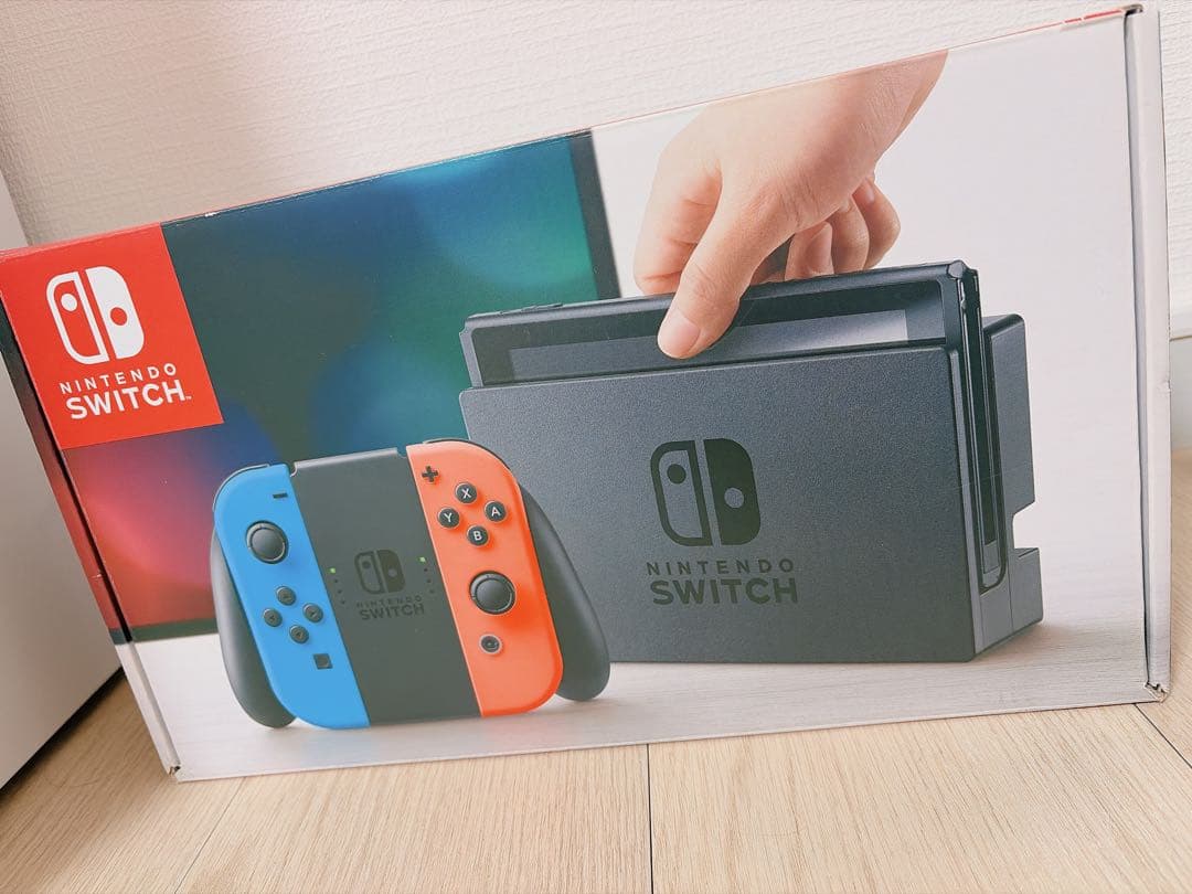 [任天堂]Nintendo Switch 本体 Nintendo Switch 本体（有機ELモデル）【Joy-Con(L) ネオンブルー/(R