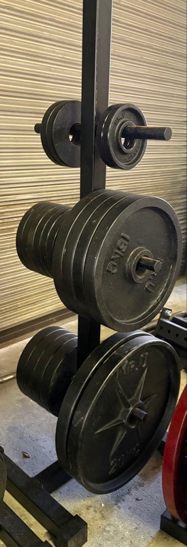 聖地　World Gym MR.U GYM オリンピックプレート177.5kg オリンピックプレート 20KG｜BODYMAKER（ボディメーカー）