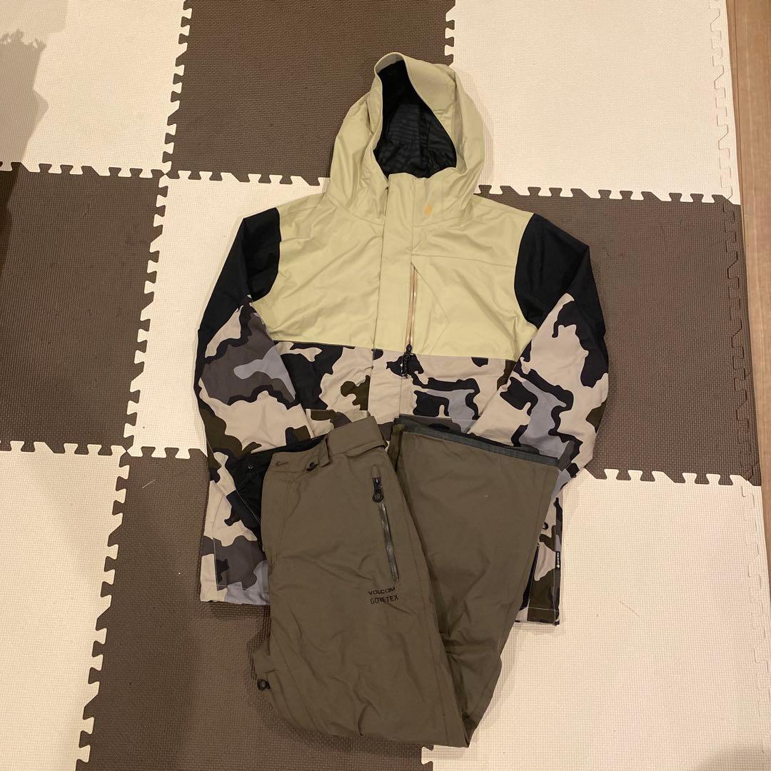 VOLCOM GORE-TEX カモフラージュ スノーボードウェアセット VOLCOM（ボルコム） 25-26 VOLCOM DUA GORE-TEX JACKET デュア