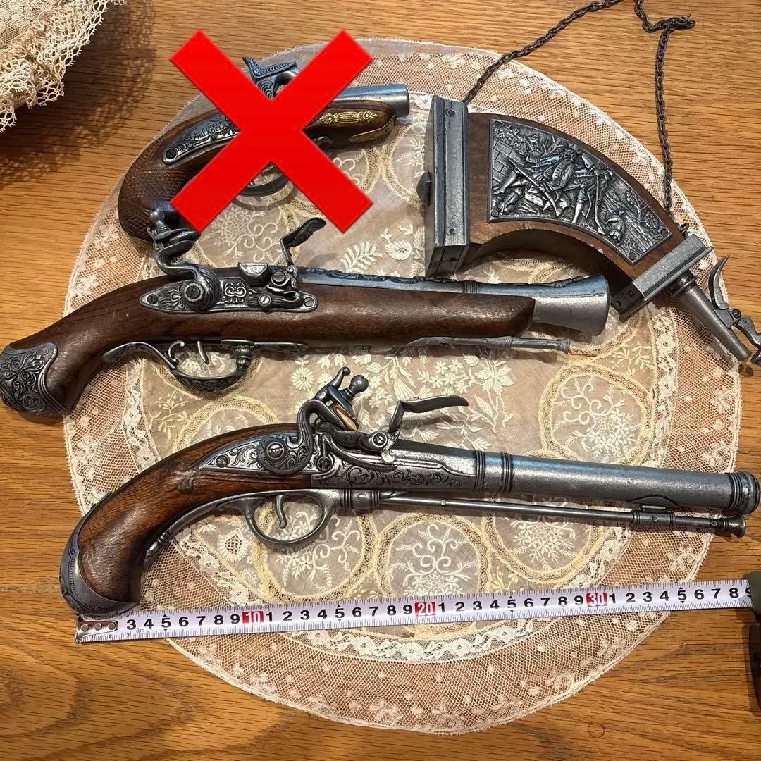 レプリカ　デリンジャー フィラデルフィア モデルガン　火薬入れ４点アンティーク レプリカ デリンジャー フィラデルフィア モデルガン 火薬入れ4点