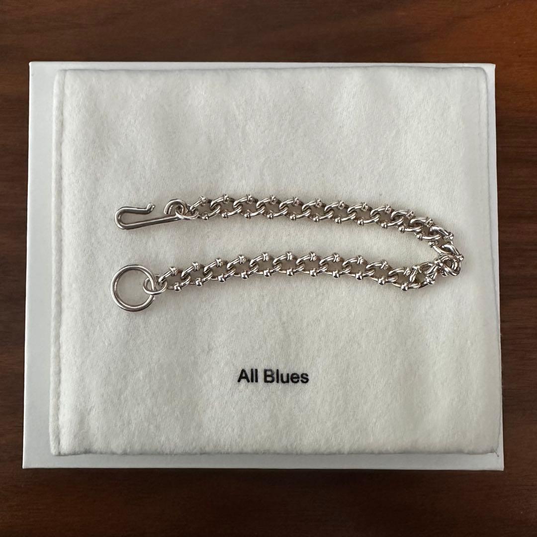 アクセサリー All Blues DNA BRACELET Msize All Blues】DNA ブレスレット ポリッシュ シルバー (All Blues