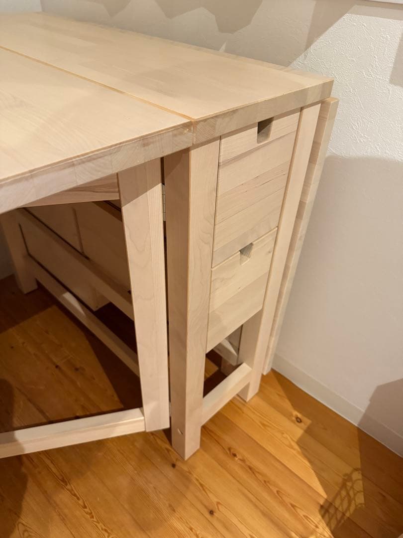 美品】IKEA NORDEN ノールデン ゲートレッグテーブル ※訳あり - メルカリ